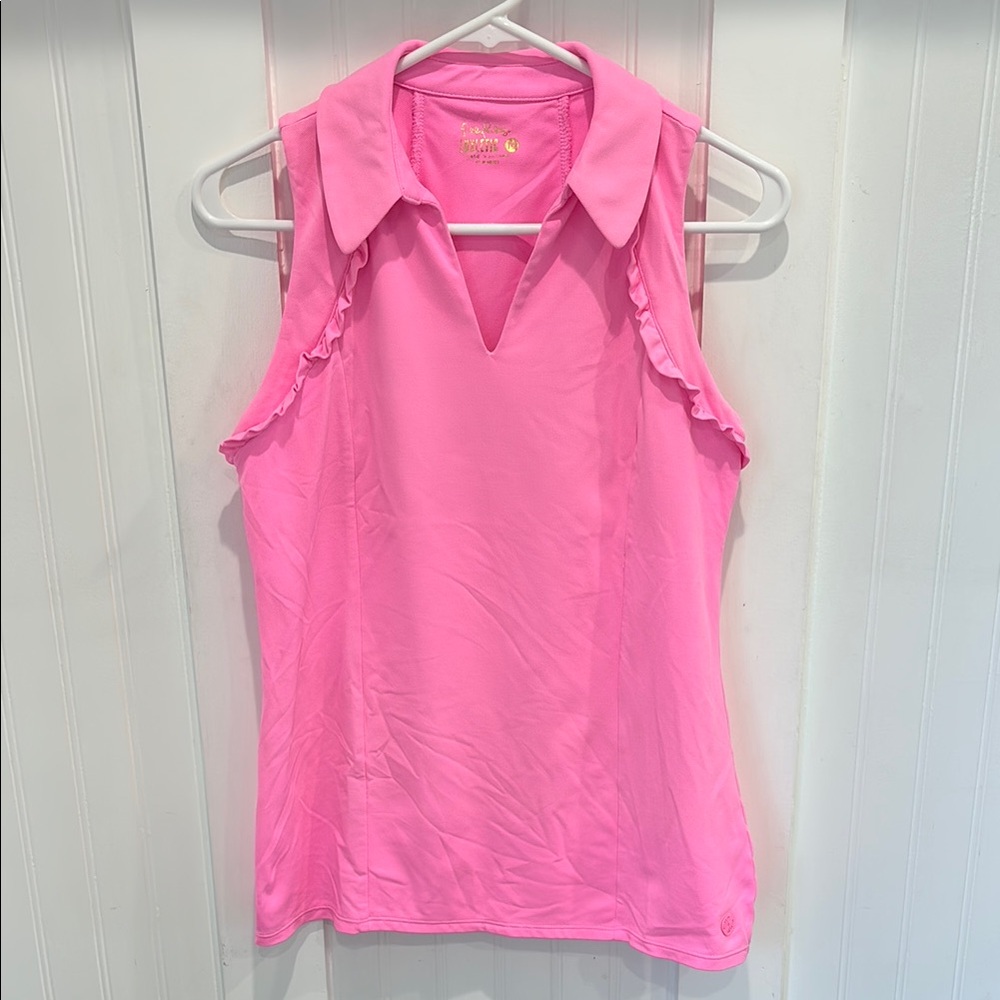 Lily Pulitzer Luxletic Pink Sleeveless Top